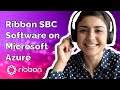 Software Ribbon SBC no Microsoft Azure